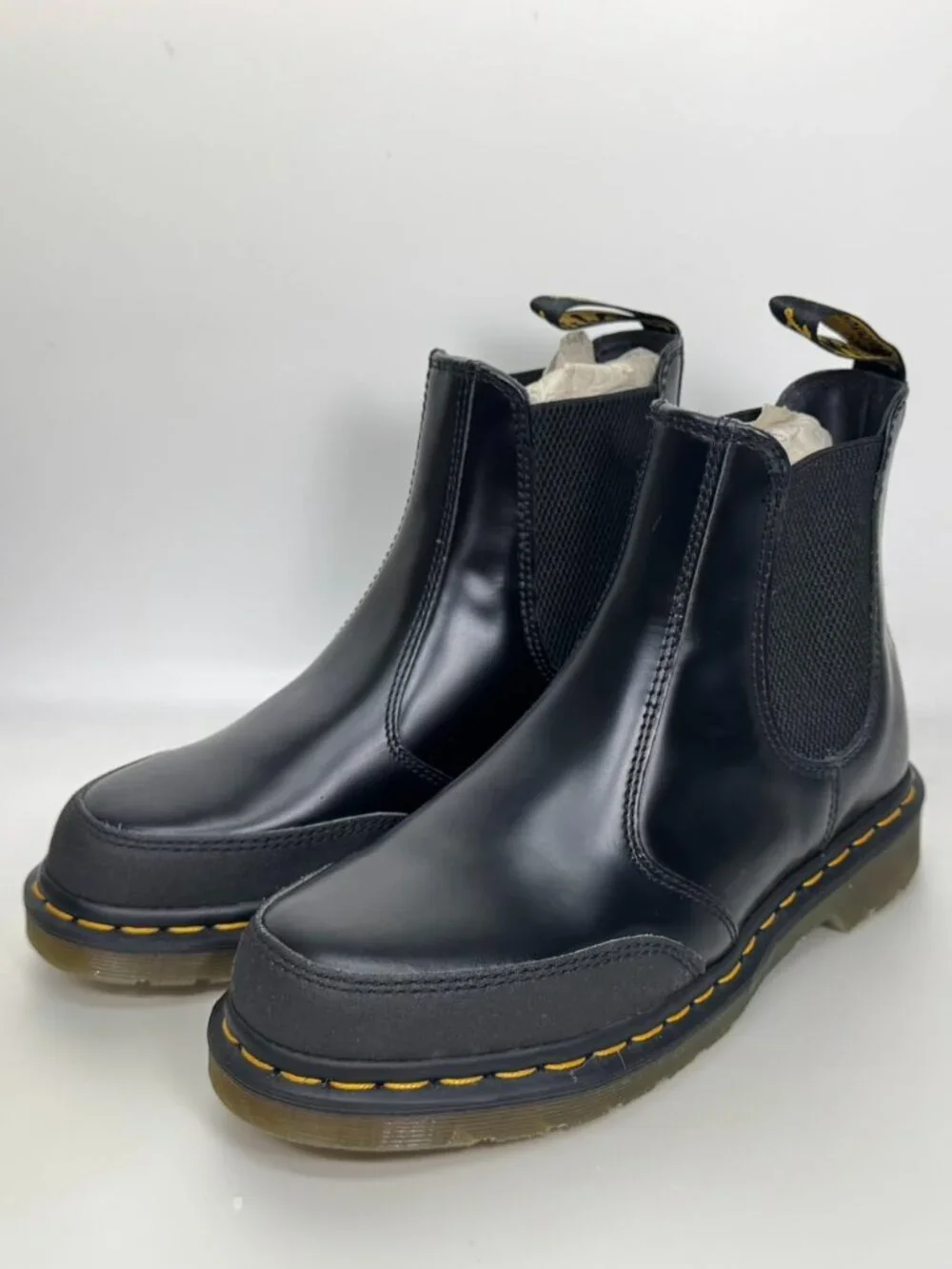 Dr Martens Slip On 2976 Guard PNL-SM Black Dual Smooth Men's 7